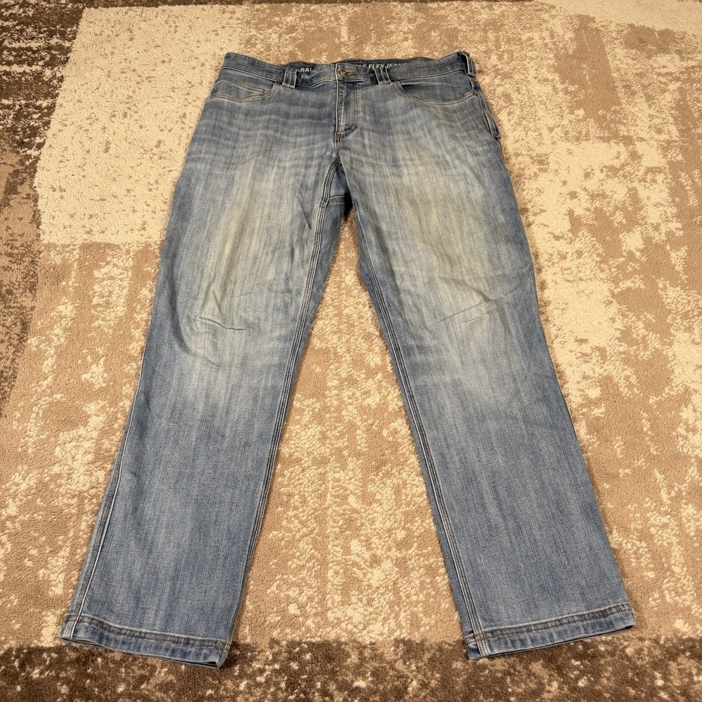 Duluth Trading Ballroom Double Flex Standard Fit Jeans Mens 38x32 Carpenter